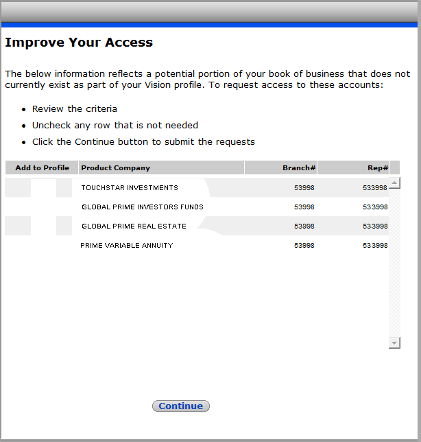 Improve Your Access