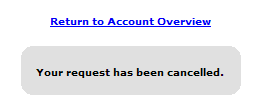 Request Cancelled